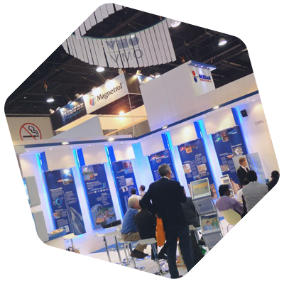 The organization chart of exhibition contractor